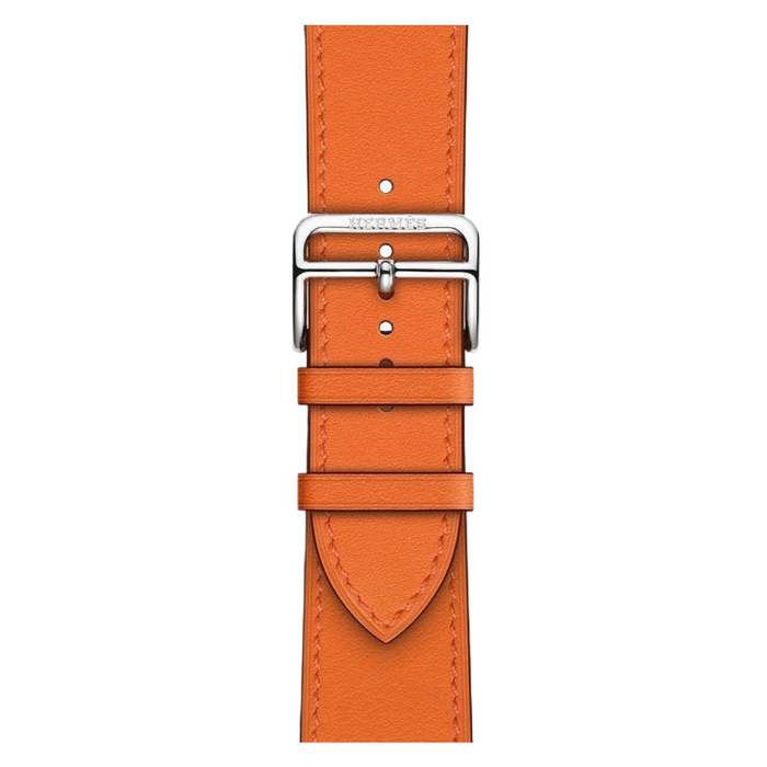 Apple Watch Hermès - Orange Swift Leather Single Tour - 45mm
