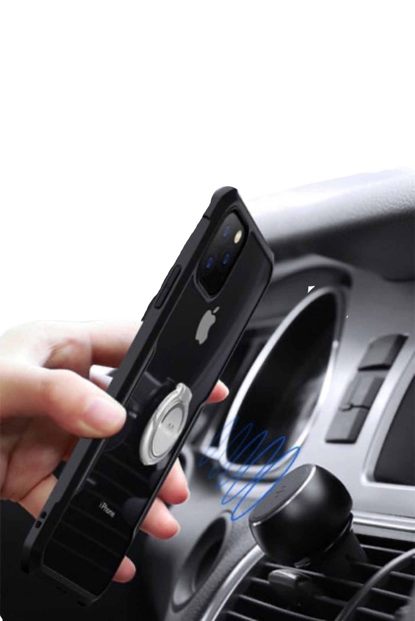 Xundd Ring Case for iPhone 15 Pro - Black Xundd Ring Case for iPhone 15 Pro - Black