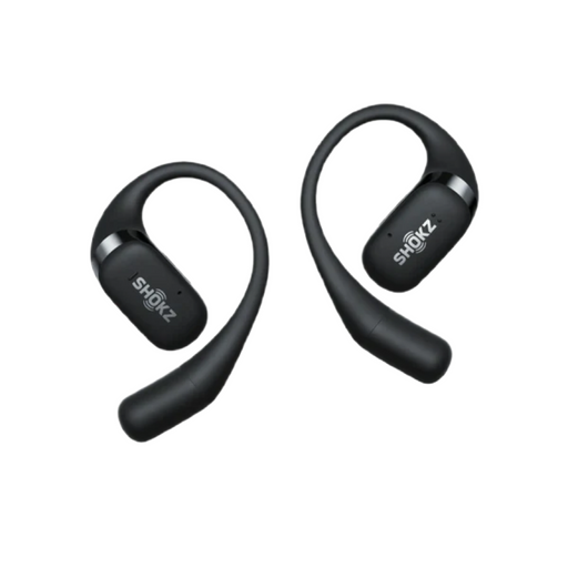 Wireless SHOKZ OpenFit Headphones - Black, available at TaMiMi Projects Qatar