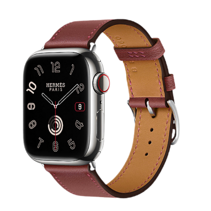 Apple Watch Hermès - Rouge H Swift Leather Single Tour - 41mm