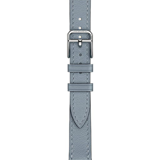 Apple Watch Hermès - Bleu Lin Swift Leather Single Tour Attelage - 41mm