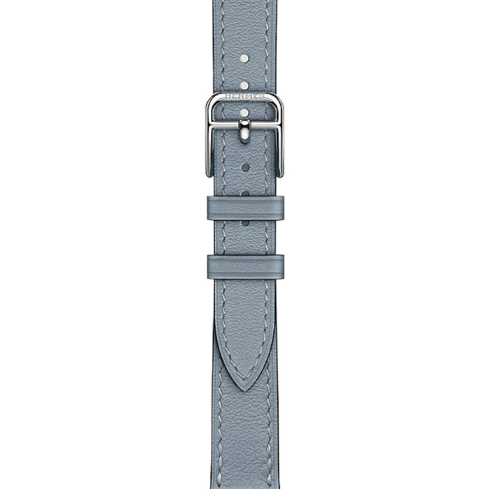 Apple Watch Hermès - Bleu Lin Single Tour Attelage - 41mm