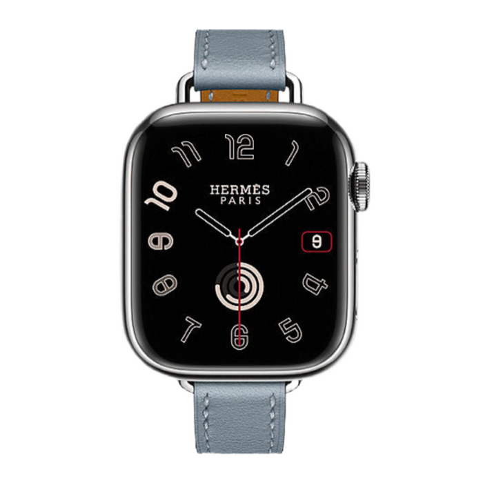 Get Hermès Hermès Apple Watch Band 41mm - Bleu Lin Attelage Single Tour in Qatar from TaMiMi Projects