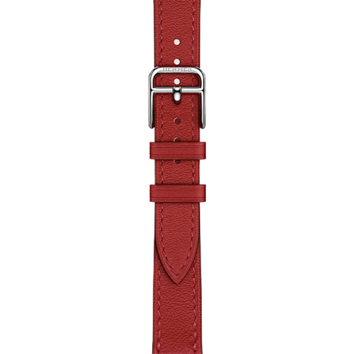 Apple Watch Hermès - Vermillon Swift Leather Single Tour Attelage - 41mm