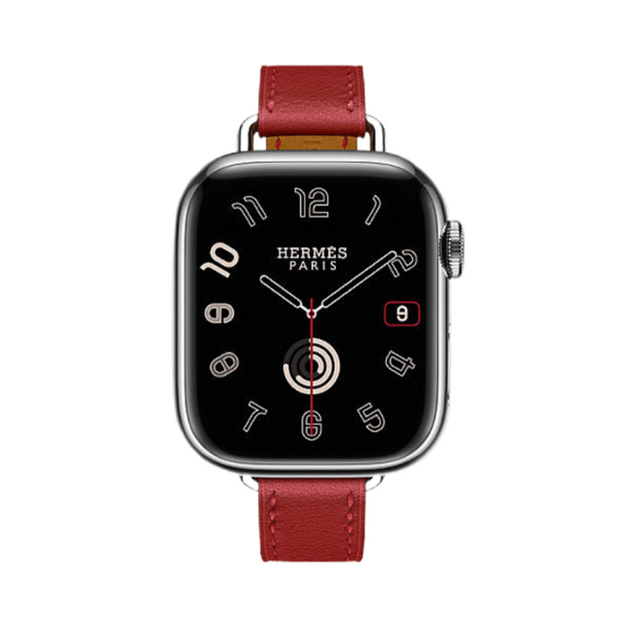 Get Hermès Hermès Apple Watch Band 41mm - Vermillon Attelage Single Tour in Qatar from TaMiMi Projects