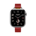 Get Hermès Hermès Apple Watch Band 41mm - Vermillon Attelage Single Tour in Qatar from TaMiMi Projects