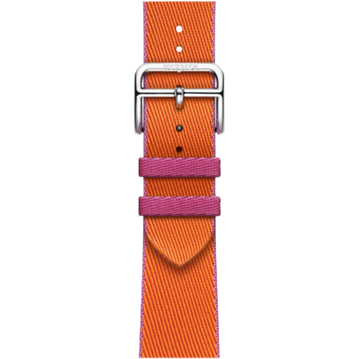 Apple Watch Hermès - Orange/Rose Mexico Twill Jump Single Tour - 41mm