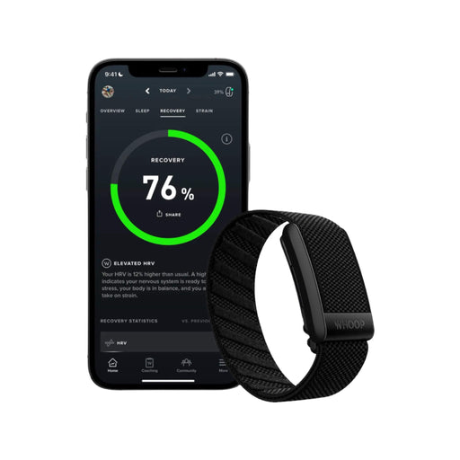 WHOOP 4.0 with 12-month subscription for fitness tracking from TaMiMi Projects in Qatar.