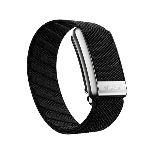 Onyx with Platinum SuperKnit Luxe Band for Whoop, luxurious, elegance and comfort, at TaMiMi Projects، Qatar.