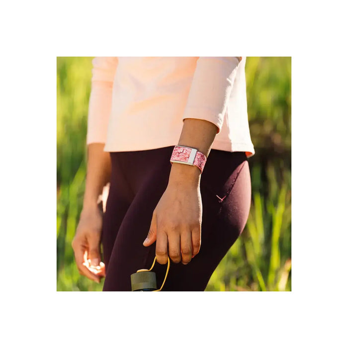Blossom Whoop SuperKnit Band, designed for all-day comfort and optimal fitness tracking, available at TaMiMi Projects in Qatar.