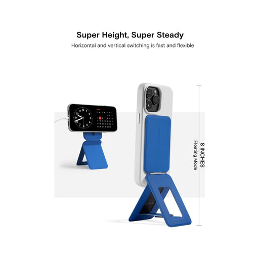 Buy MOFT Phone Tripod Stand - Magsafe - Sapphire from TaMiMi Projects in Qatar. Easily adjustable, compatible with Magsafe iPhones.