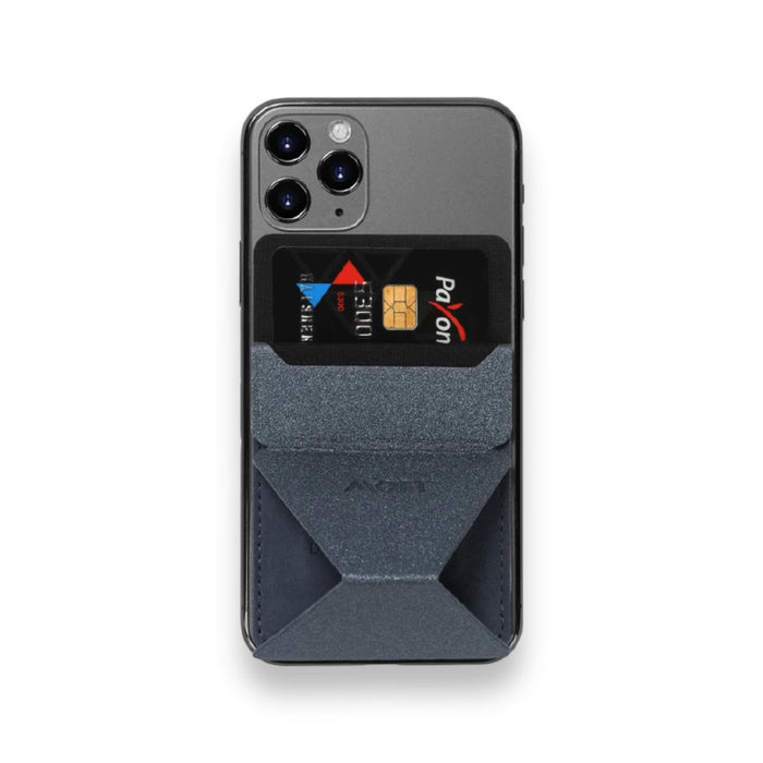 MOFT magnetic wallet stand, for iPhone 16/15/14/13, with angle adjustment & Magsafe. Available at TaMiMi Projects, Qatar