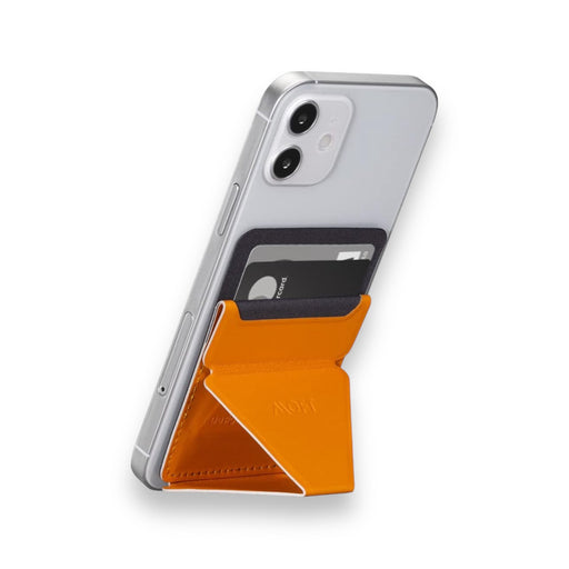 MOFT magnetic wallet stand, for iPhone 16/15/14/13, with angle adjustment & Magsafe. Available at TaMiMi Projects, Qatar