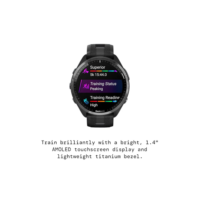 Get Garmin Forerunner® 965 Solar - Black - 47mm in Qatar from TaMiMi Projects