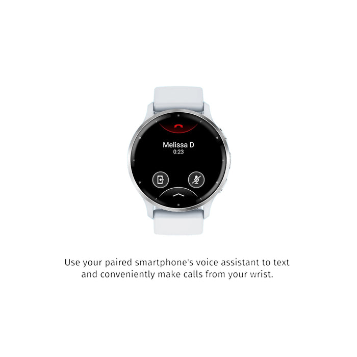 Get Garmin Venu® 3 - stainless steel bezel with whitestone case and silicone band- 45mm in Qatar from TaMiMi Projects