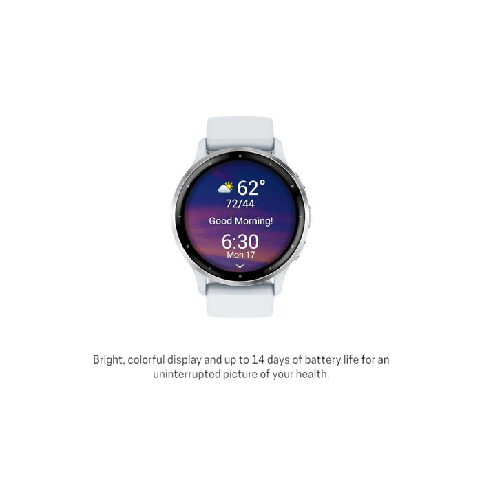 Get Garmin Venu® 3 - stainless steel bezel with whitestone case and silicone band- 45mm in Qatar from TaMiMi Projects