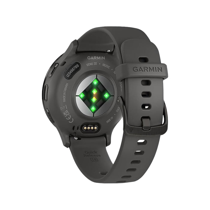 Get Garmin Venu® 3S - Slate Stainless Steel Bezel with Pebble Gray Case and Silicone - 41mm in Qatar from TaMiMi Projects