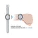 Get Garmin Garmin QuickFit® 26 Watch Bands - Black / Cirrus Blue Silicone in Qatar from TaMiMi Projects