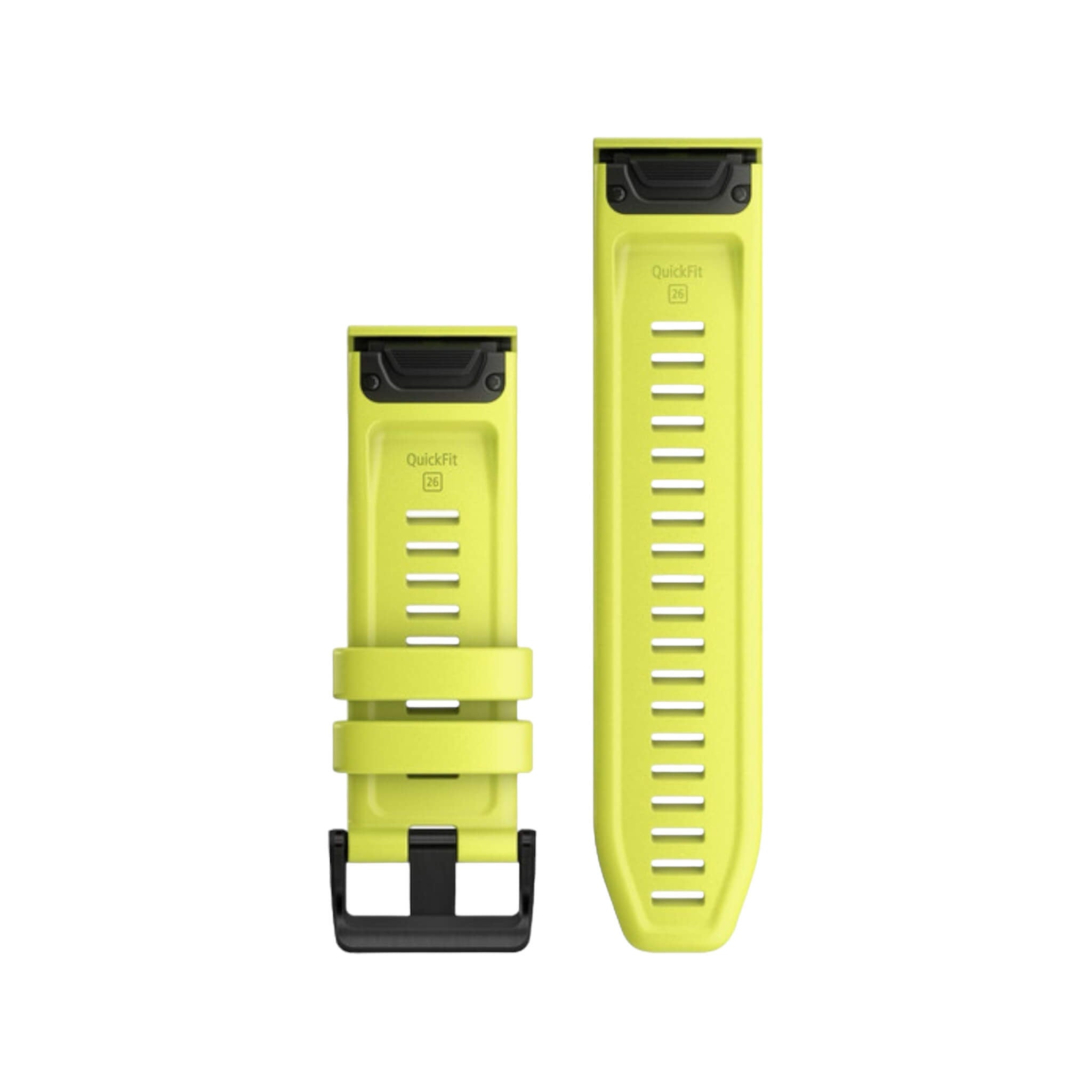 Garmin QuickFit® 26 Watch Band - Amp Yellow Silicone Garmin QuickFit® 26 Watch Band - Amp Yellow Silicone