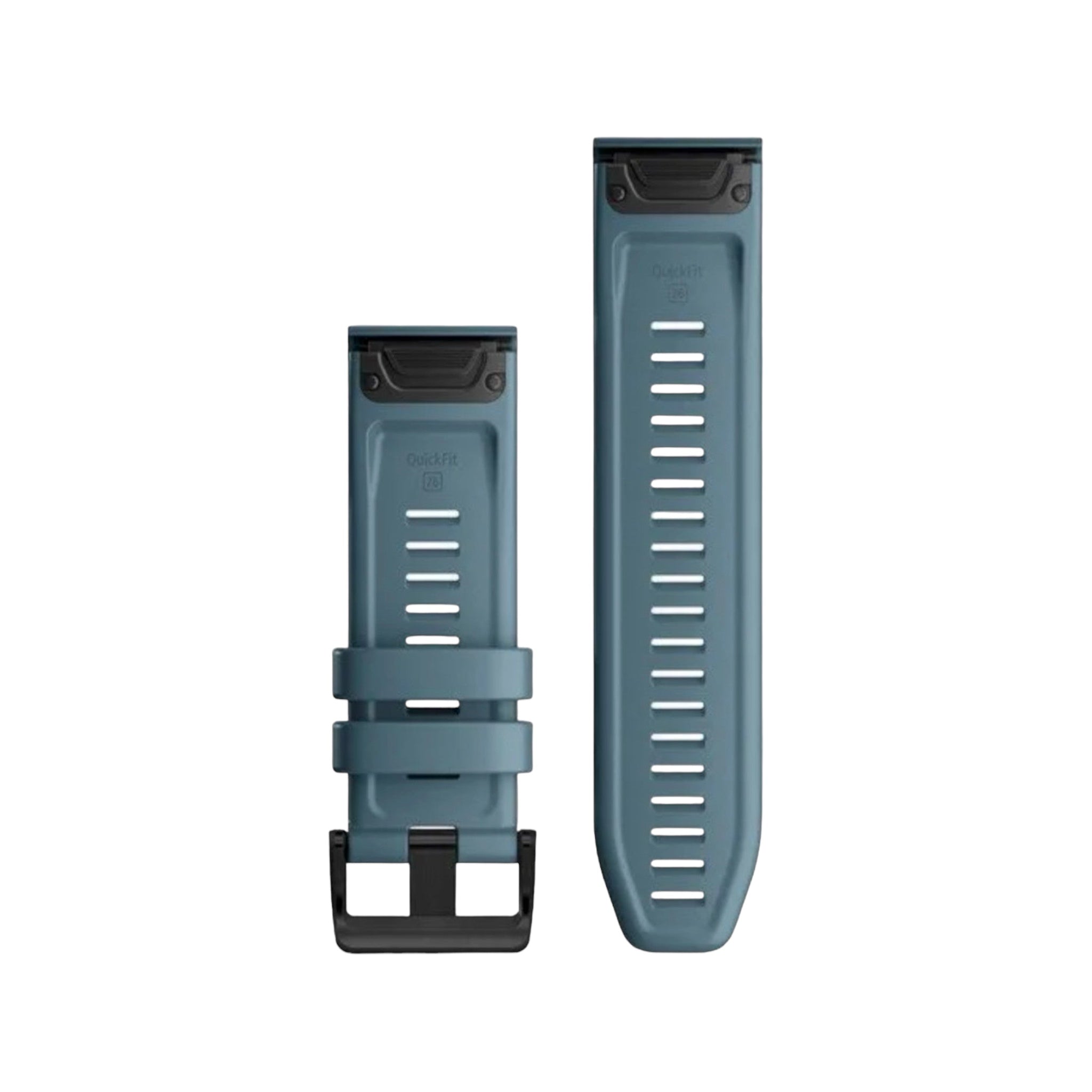 Garmin QuickFit® 26 Watch Bands - Lakeside Blue Silicone Garmin QuickFit® 26 Watch Bands - Lakeside Blue Silicone