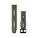 Garmin QuickFit® 22 Watch Band in Moss with Graphite Silicone, Available now at TaMiMi Projects in Qatar.