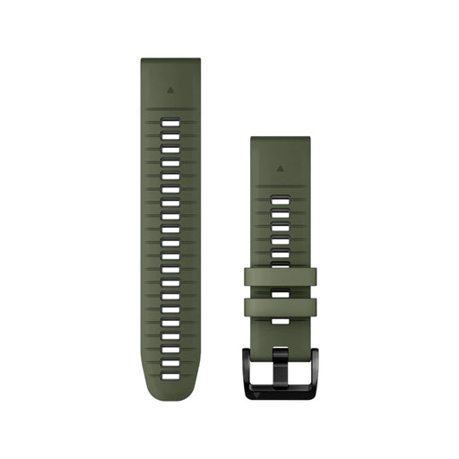 Get Garmin Garmin QuickFit® 22 Watch Bands - Moss / Graphite Silicone in Qatar from TaMiMi Projects