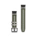 Garmin QuickFit® 22 Watch Band in Fog Gray with Moss Silicone, Available now at TaMiMi Projects in Qatar.