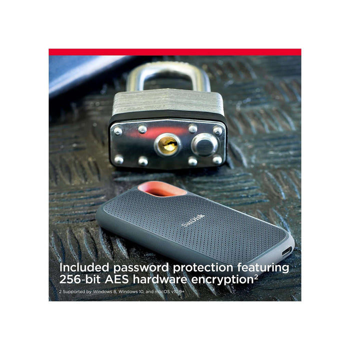 Get SanDisk Sandisk Extreme portable SSD 1TB، Ruggedized, water-resistant, dust-resistant, shock-resistant، TaMiMi Projects، Qatar