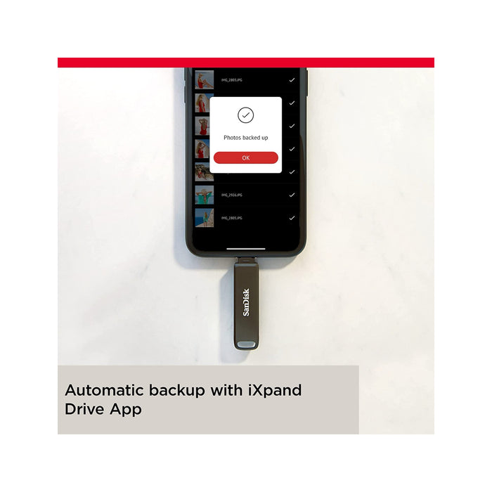 Get SanDisk فلاش سان ديسك للايفون والايباد برو - ٢٥٦ جيجا بايت in Qatar from TaMiMi Projects