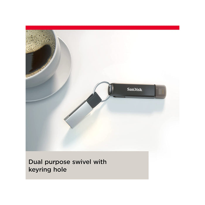 Get SanDisk فلاش سان ديسك للايفون والايباد برو - ١٢٨ جيجا بايت in Qatar from TaMiMi Projects
