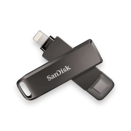 SanDisk iXpand Flash Drive Lightning & Type-C - 256GB - for iPhone, iPad Pro, Mac, Type C devices. at TaMiMi Projects، Qatar.