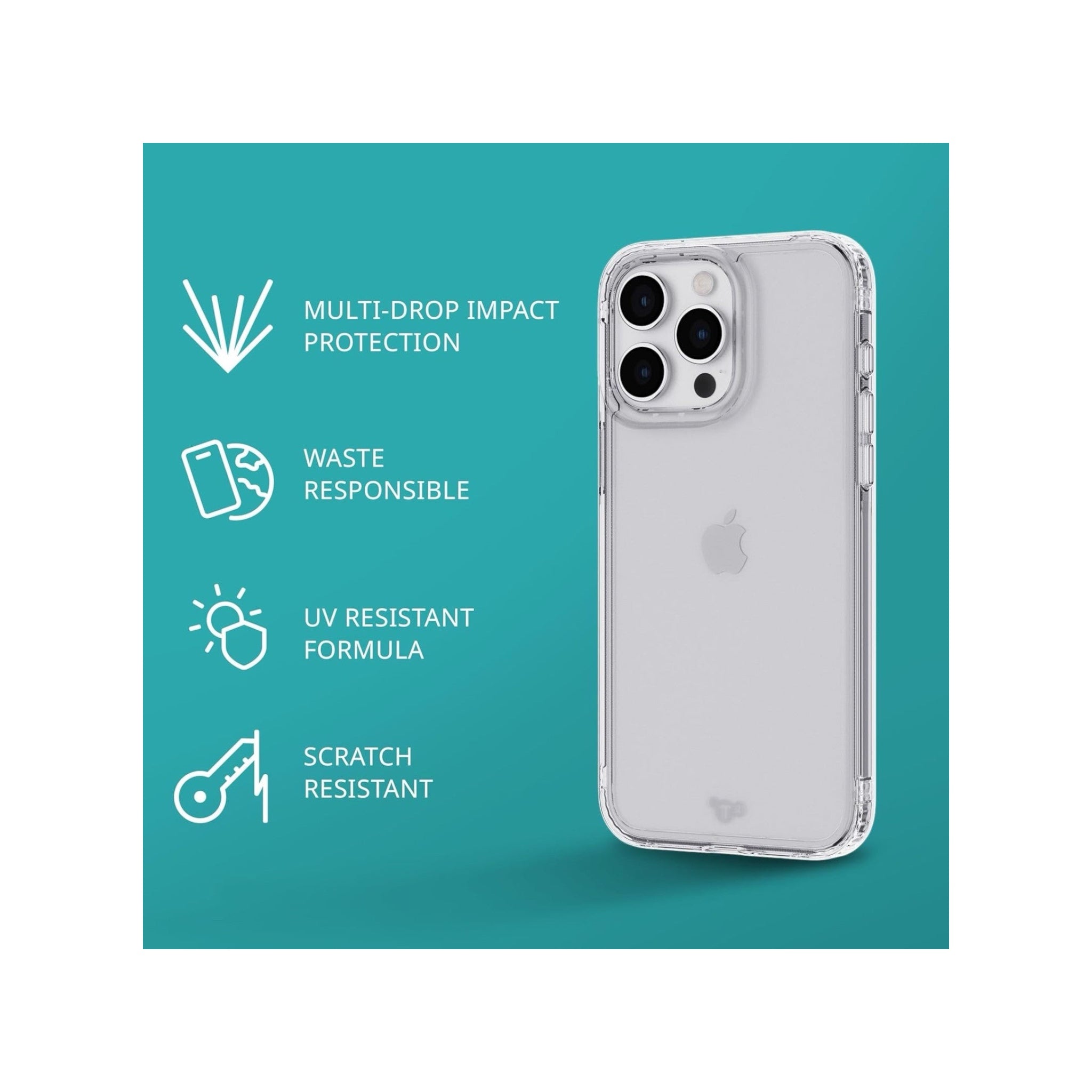 Tech21 Evo case for iPhone 15 Pro Max - Clear Tech21 Evo case for iPhone 15 Pro Max - Clear