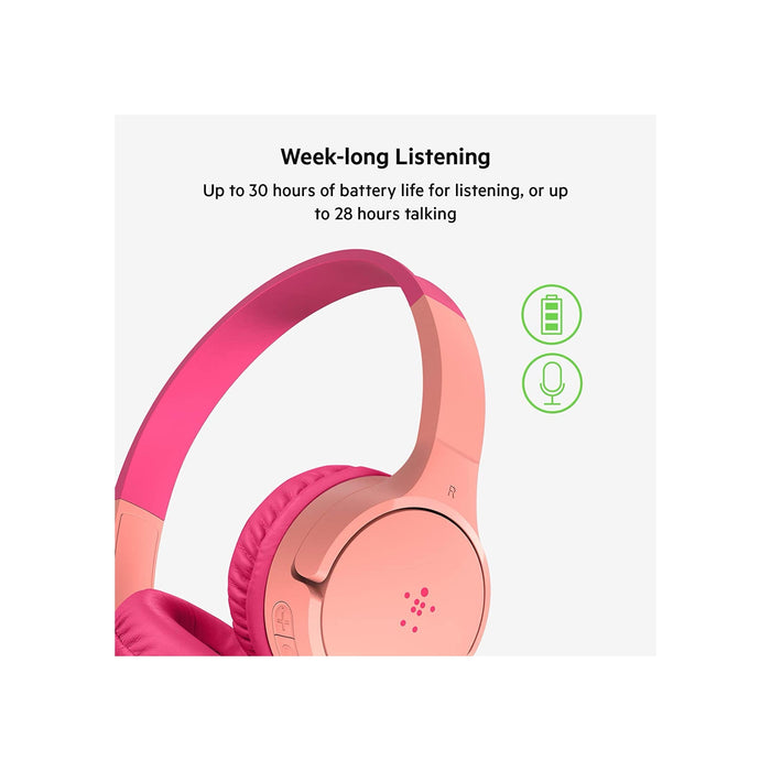 ‫Belkin wireless kids earbuds from TaMiMi Projects in Qatar. Comfortable design and long-lasting battery