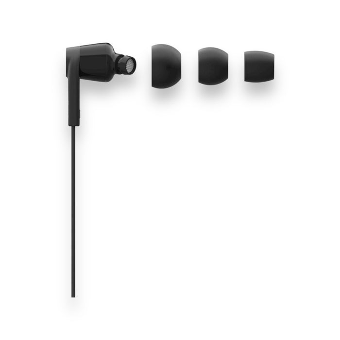 Belkin SoundForm earbuds with Lightning connector from TaMiMi Projects in Qatar. Tangle-free, sweat-resistant, perfect fit.