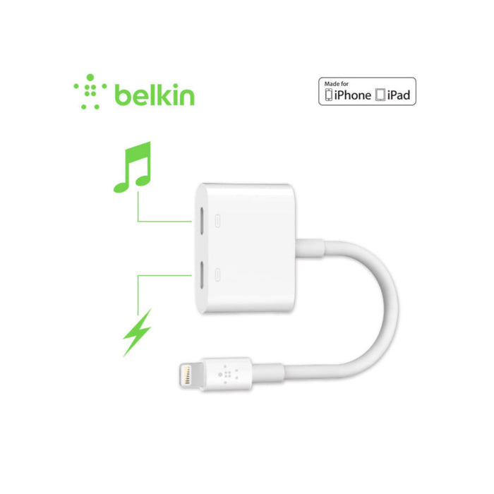 Get Belkin وصلة بلكن للشحن والسماعة - من نوع ٣.٥ مم in Qatar from TaMiMi Projects