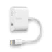 Belkin 3.5mm Audio + Charge RockStar Adapter with Lightning connector from TaMiMi Projects in Qatar. Audio and charging in one device.