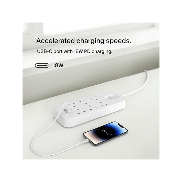belkin extension cord 6 outlet usb c 2m