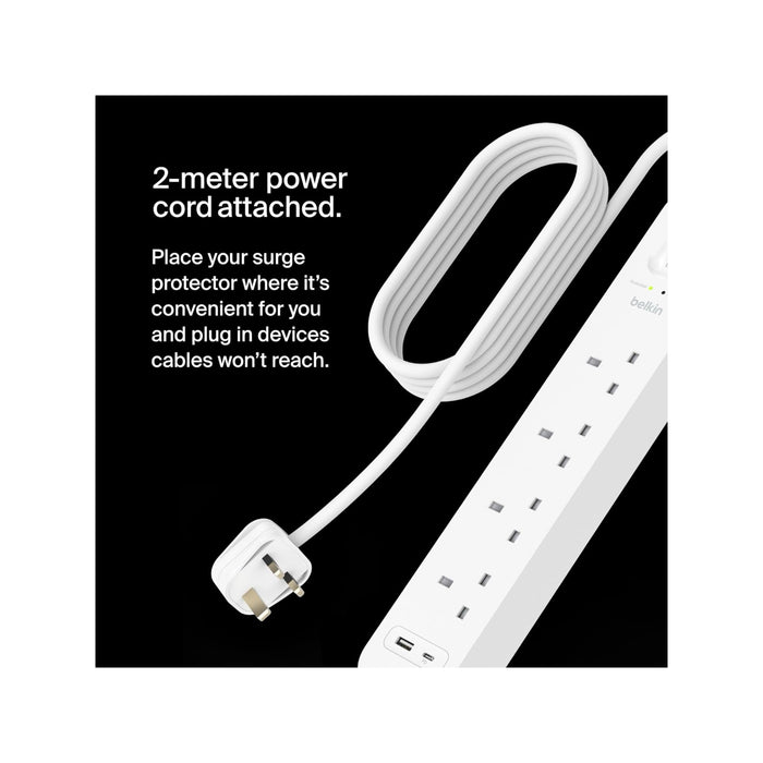 Get Belkin ‫محول بيلكن ٤ مداخل / منفذ تايب سي PD / منفذ USB-A‬ in Qatar from TaMiMi Projects