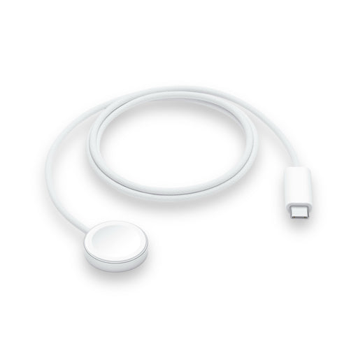 Apple Watch Magnetic Fast Charger to USB-C Cable, 1 meter, delivers fast, efficient charging, available at TaMiMi Projects, Qatar.
