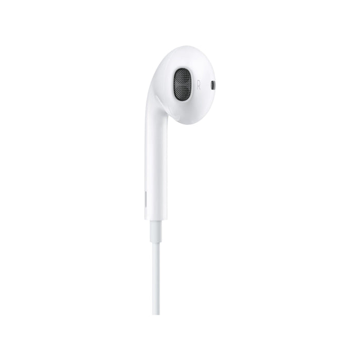 Apple EarPods with Lightning Connector, wired earphones with high-quality audio، built-in remote, available at TaMiMi Projects in Qatar.