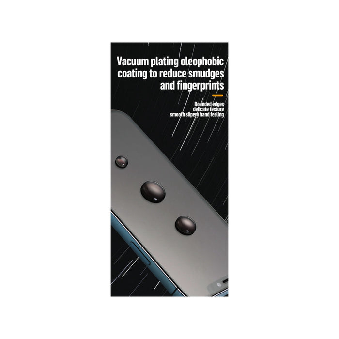 Blueo Privacy Tempered Glass Screen Protector for iPhone 16 Pro, offers superior screen protection and privacy, available at TaMiMi Projects in Qatar.