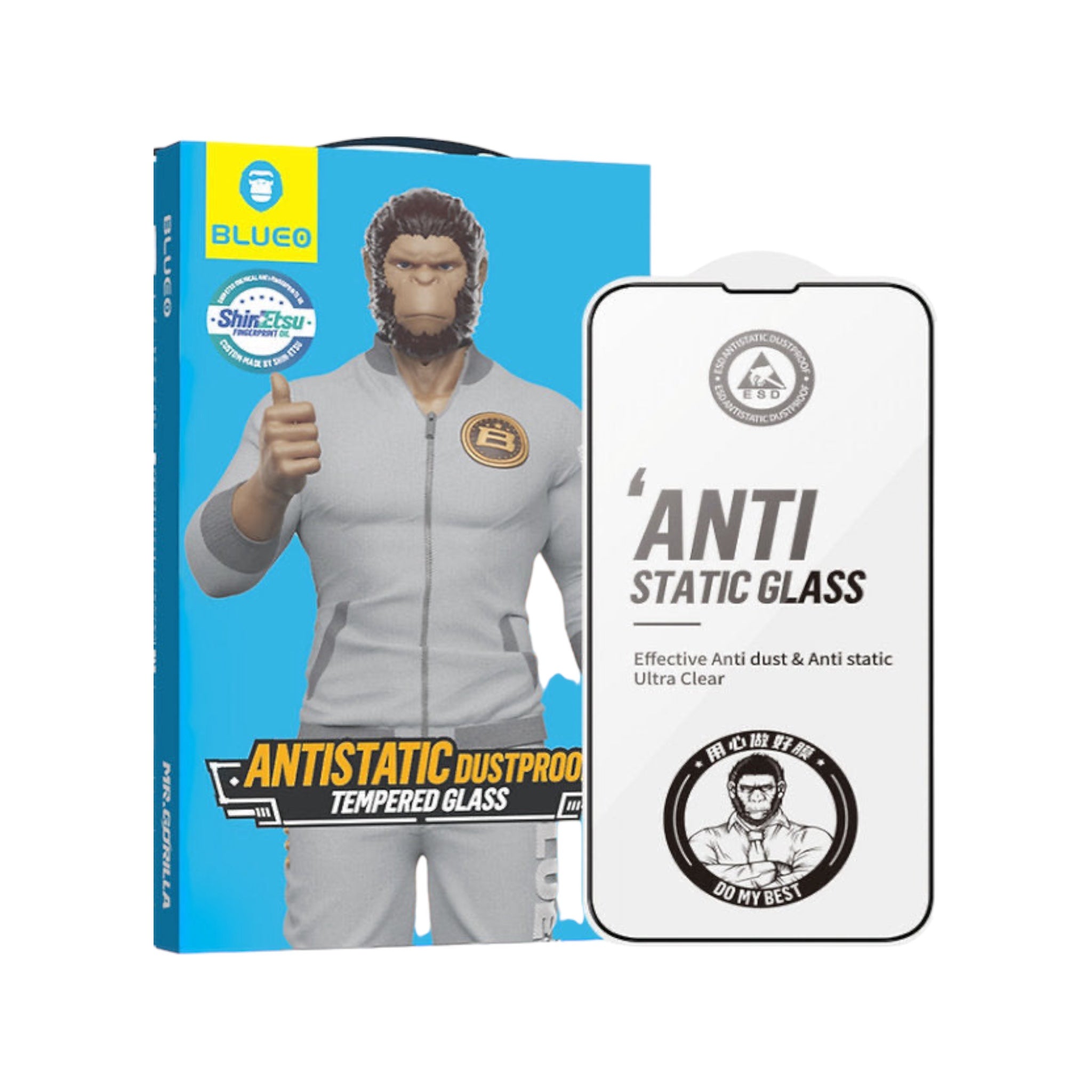 BLUEO Screen Protector for iPhone 13 Pro | 13 | 14 - Clear BLUEO Screen Protector for iPhone 13 Pro | 13 | 14 - Clear