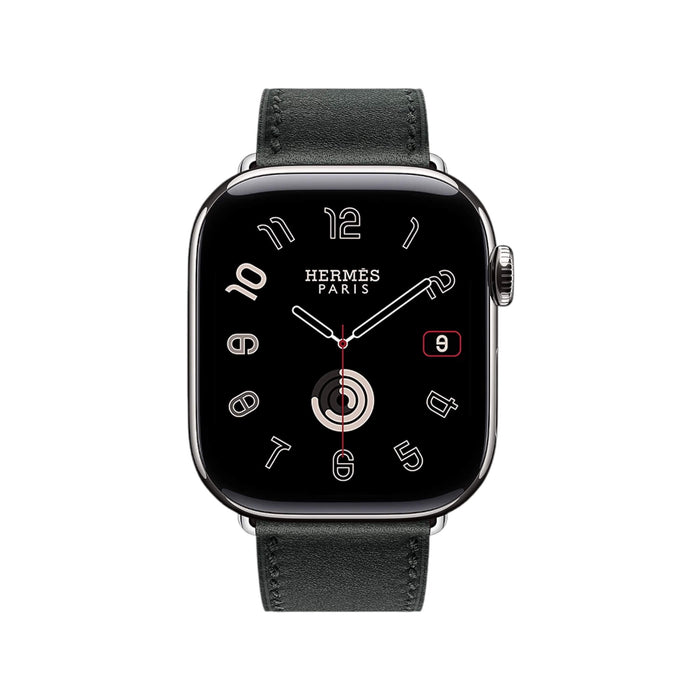 Hermès Single Tour band fits any stainless steel Apple Watch case for 38/40/41/42 mm cases. Available in Qatar at TaMiMi Projects.