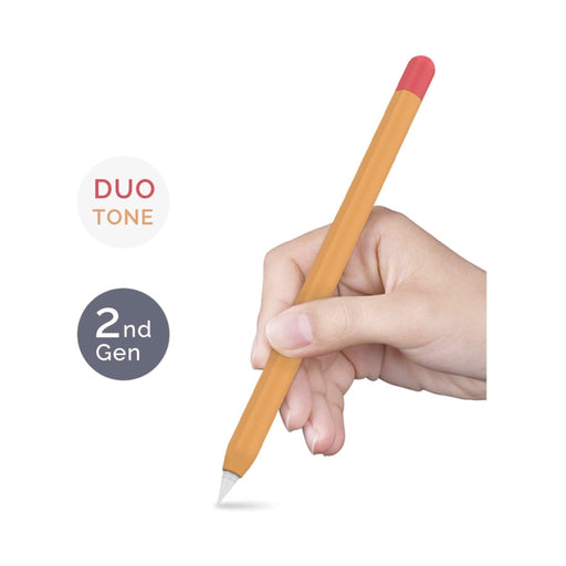 AhaStyle Cute Pencil Case Skin, compatible for Apple Pencil 2, soft cover with a fun design, available at TaMiMi Projects in Qatar.
