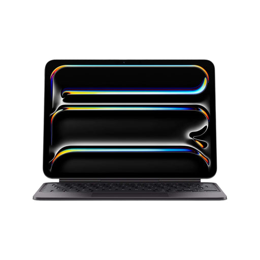 ‫Magic Keyboard for iPad Pro with haptic trackpad and protective design. Available at TaMiMi Projects in Qatar