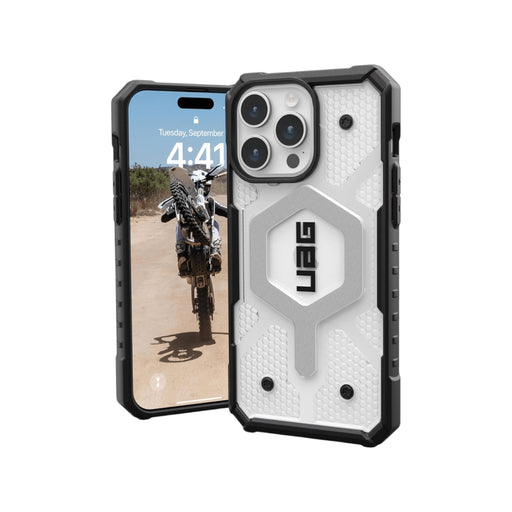 iPhone 16 Pro Max case from TaMiMi Projects Qatar. MagSafe compatible, ultra-light, shock-absorbing with raised edges for protection.