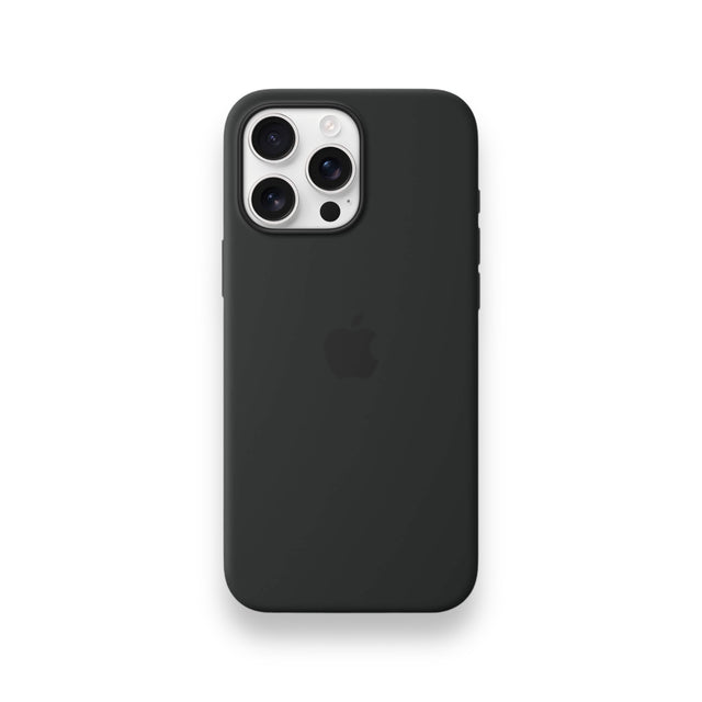 Apple silicone case for iPhone 16 Pro Max, MagSafe, offers sleek, effective protection, at TaMiMi Projects in Qatar.