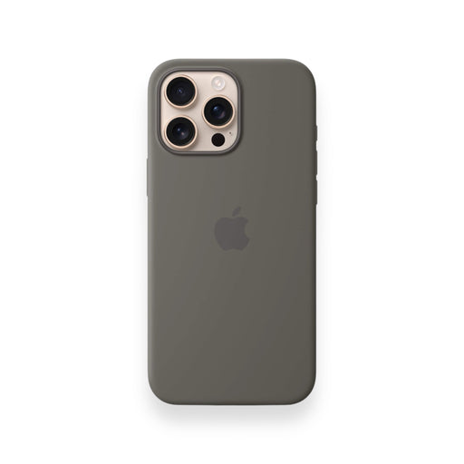 Apple silicone case for iPhone 16 Pro Max, MagSafe compatible, offers sleek, effective protection, at TaMiMi Projects in Qatar.
