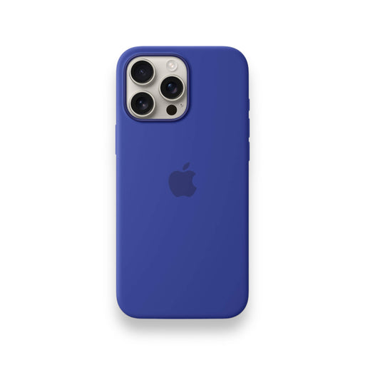 Apple silicone case for iPhone 16 Pro Max, MagSafe compatible, offers sleek, effective protection, at TaMiMi Projects in Qatar.