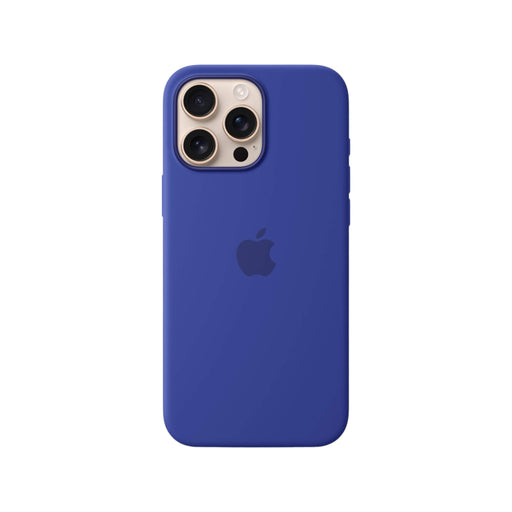 Apple silicone case for iPhone 16 Pro Max, MagSafe compatible, offers sleek, effective protection, at TaMiMi Projects in Qatar.